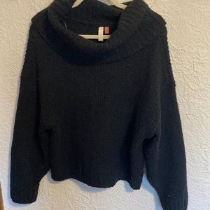 Anthropologie comfy black sweater
